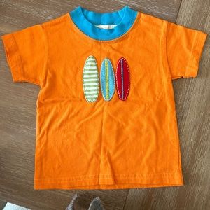 Boys surfer shirt - never worn- has a coordinating polo also listed